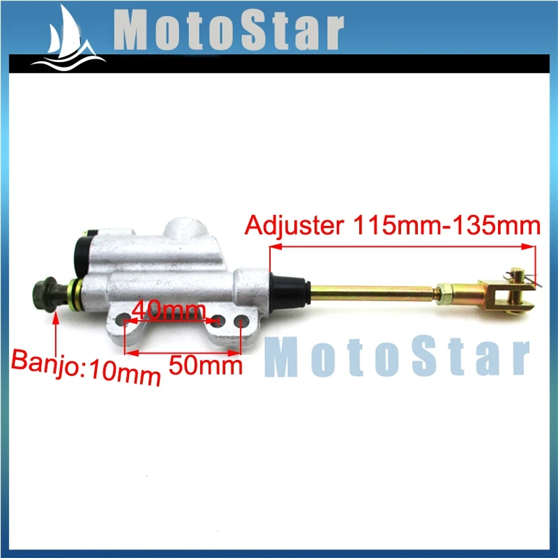 Задний тормозной цилиндр насос для мотоцикла CRF50 XR50 CRF70 KLX110 TTR SSR Thumpstar Pitster Lifan