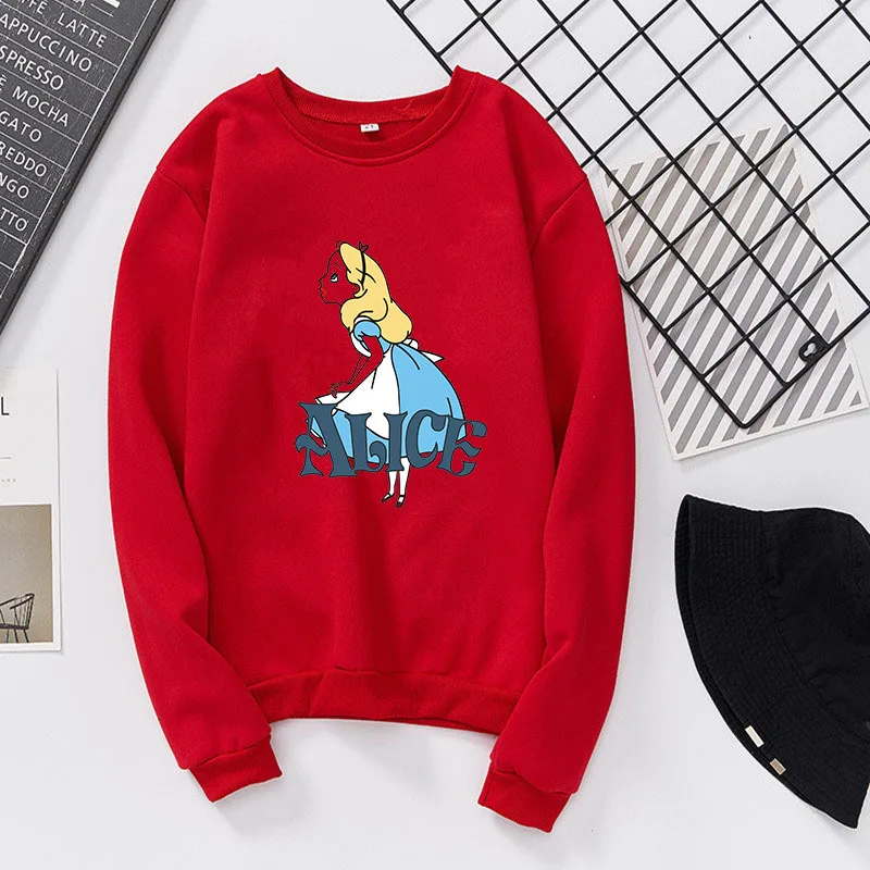 Зимний Свободный вязаный свитшот с принтом плюс размер Женский пуловер Топы