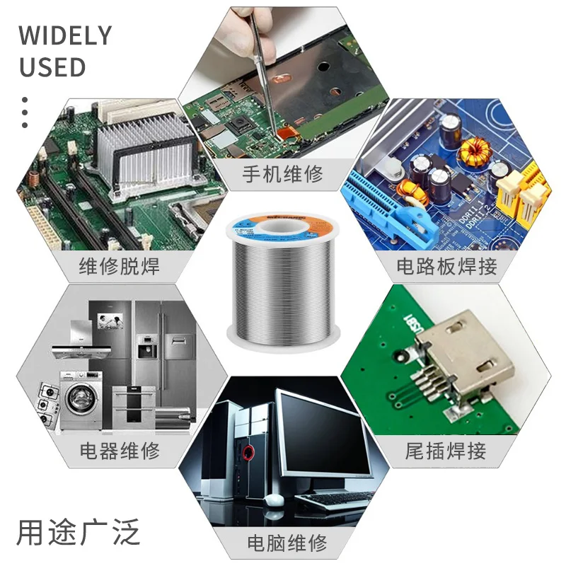 Solder Wire MECHANIC HX-T100 200g 0.3 0.4 0.5 0.6 0.8 1.0 1.2mm High Purity Low Fusion Spot Welding BGA Repair Tools | Инструменты