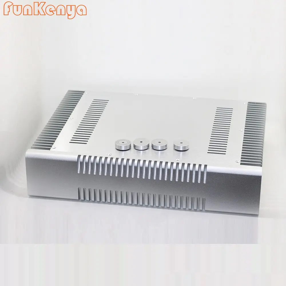 

Sandblasting Aluminum Case Heat Dissipation Power Tube Amplifier Housing DIY Chassis DAC Decoder Shell Rear Class W430 H90 D308