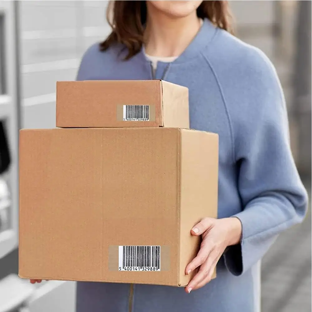 

ПВХ водостойкая наклейка на штрих-код, прозрачная наклейка, книжка, Офисная маркировка, канцелярские принадлежности, библиотека A6W0