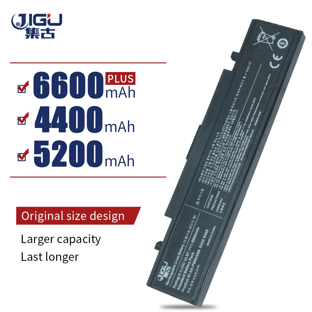 

JIGU R428 laptop battery For SAMSUNG R462 R430 AA-PB9NC6B AA-PB9NS6B AA-PB9NC6W R730 NP350V5C R530 R525 R540