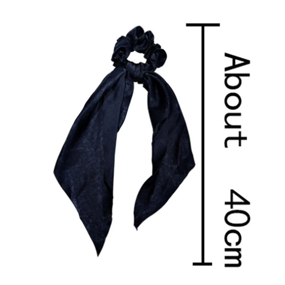 Винтажный женский головной убор тюрбан бант стримеры резинки для волос лента