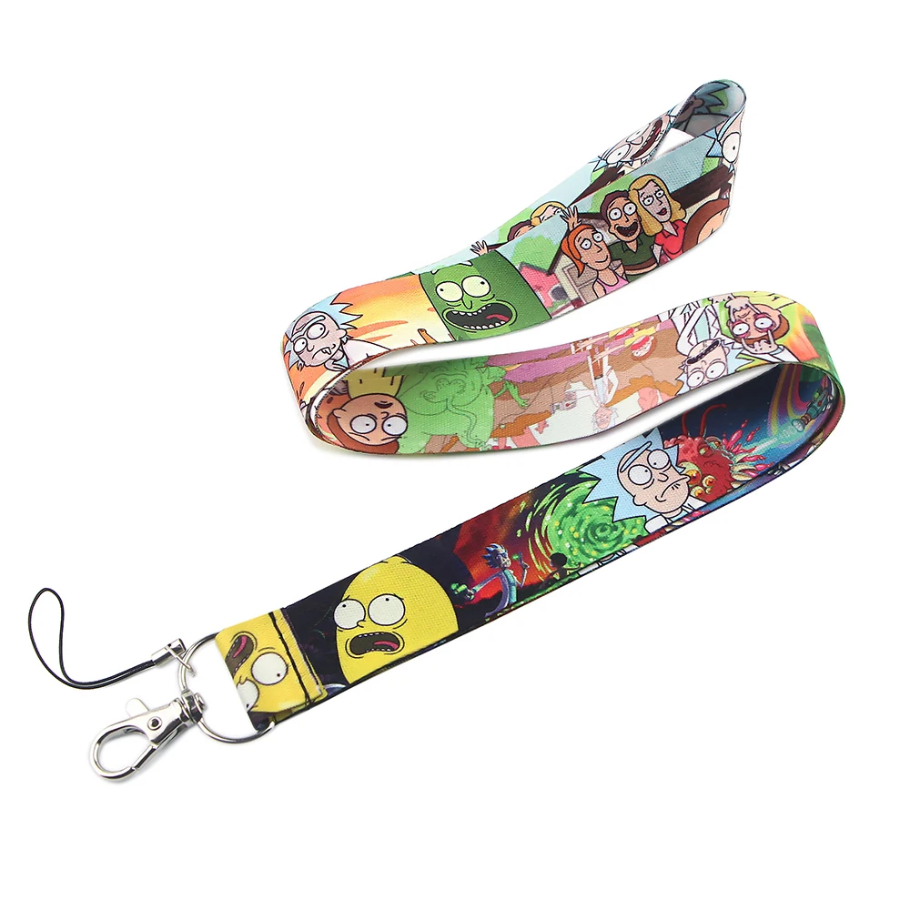 CB134 Anime Cellphone Lanyard For Key ID Card Passport Gym USB Badge Holder DIY Hanging Rope Neck lanyards