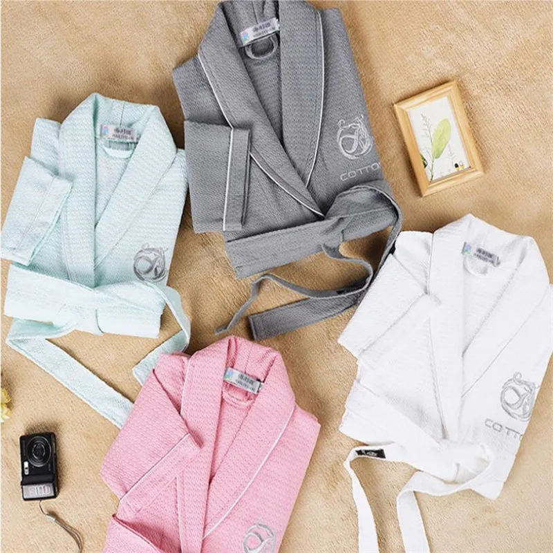 Халат вафельный Женский 100% хлопок с капюшоном | Дом и сад