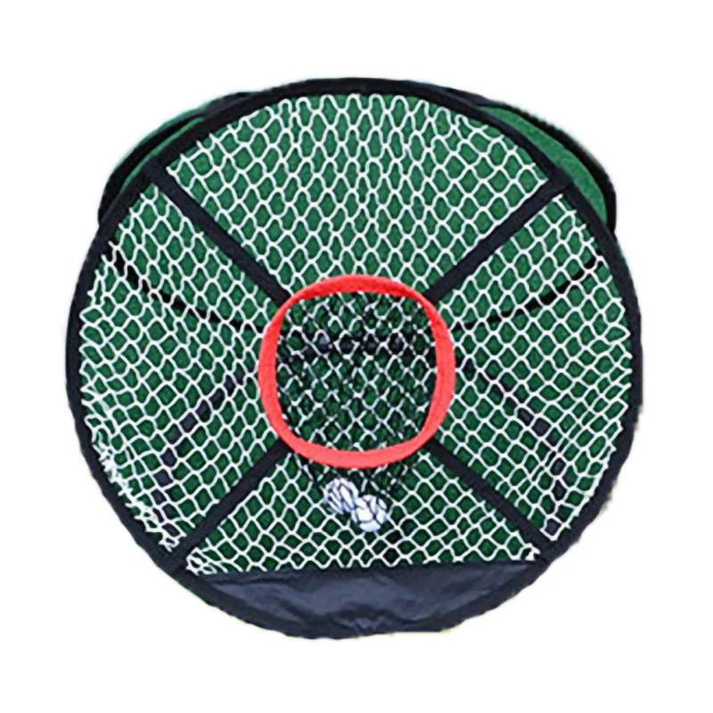 

Foldable Golf Chipping Pitching Cages Mats Indoor Collapsible Chipping Net Golfing Target Golf Training Aids