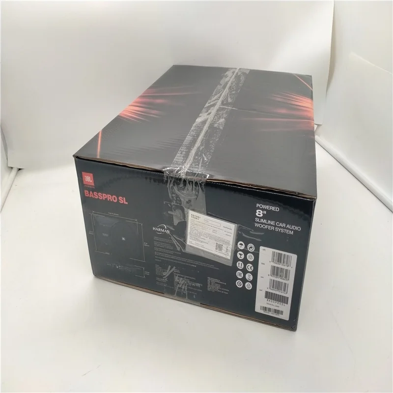 JBL BASSPRO SL компактный автомобильный сабвуфер 8 дюймов 125 Вт |
