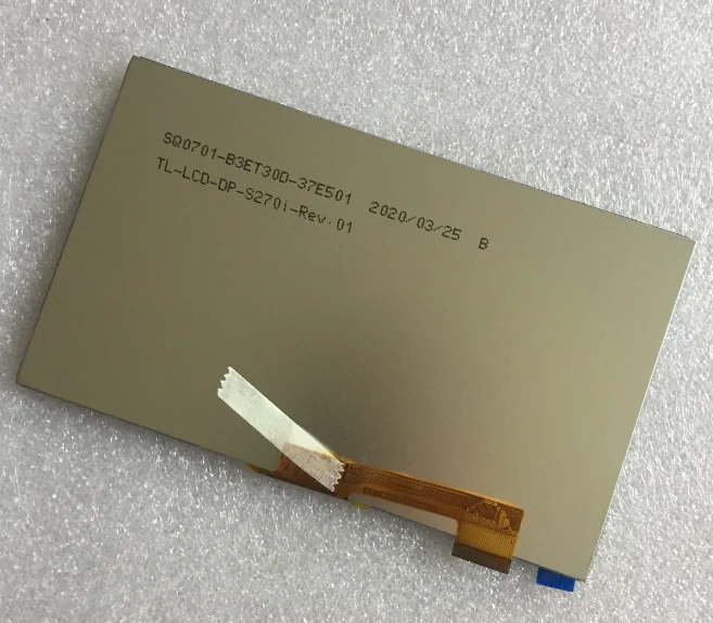 Оригинальный новый 7 дюймовый ЖК экран для 30 pin(1024*600) 100% SQ0701B3ET30D 37E501 дисплея
