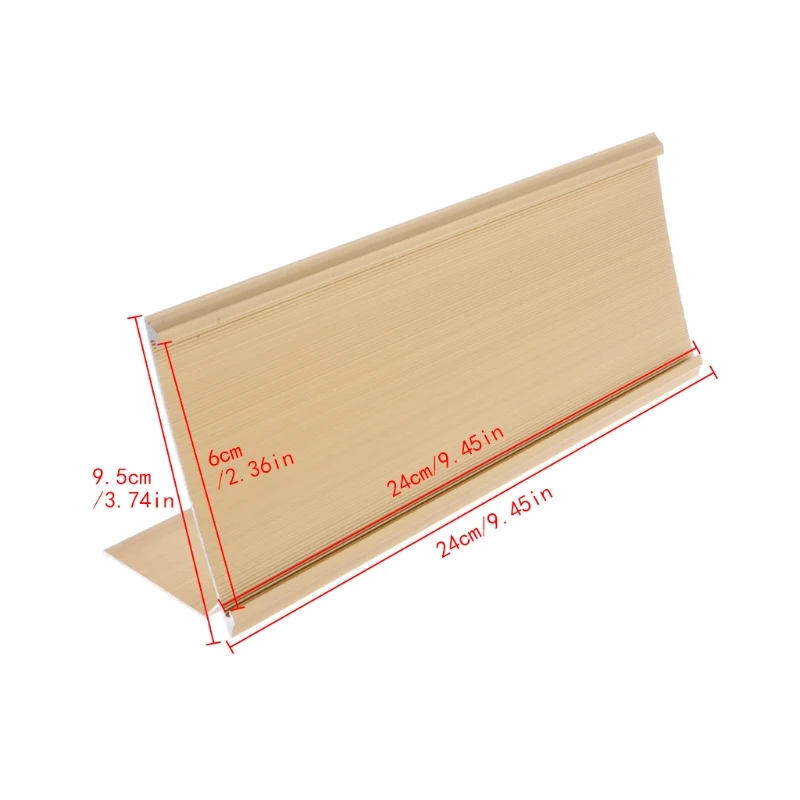 Золотой Серебряный знак алюминиевый сплав имя настольная табличка держатель