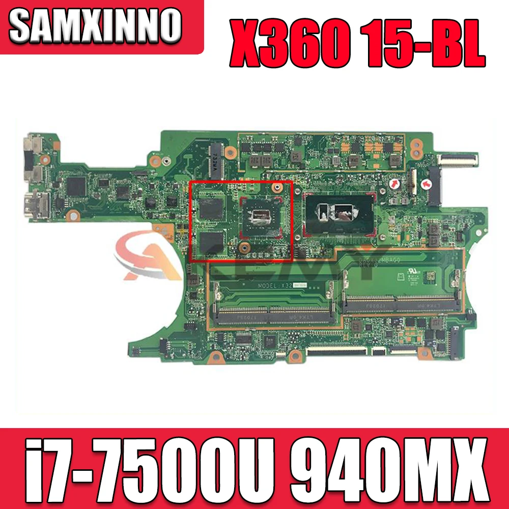 

Материнская плата 100% для HP SPECTRE X360 15-BL 15T-BL, материнская плата DA0X32MBAG0 со стандартным ЦПУ и стандартным графическим процессором