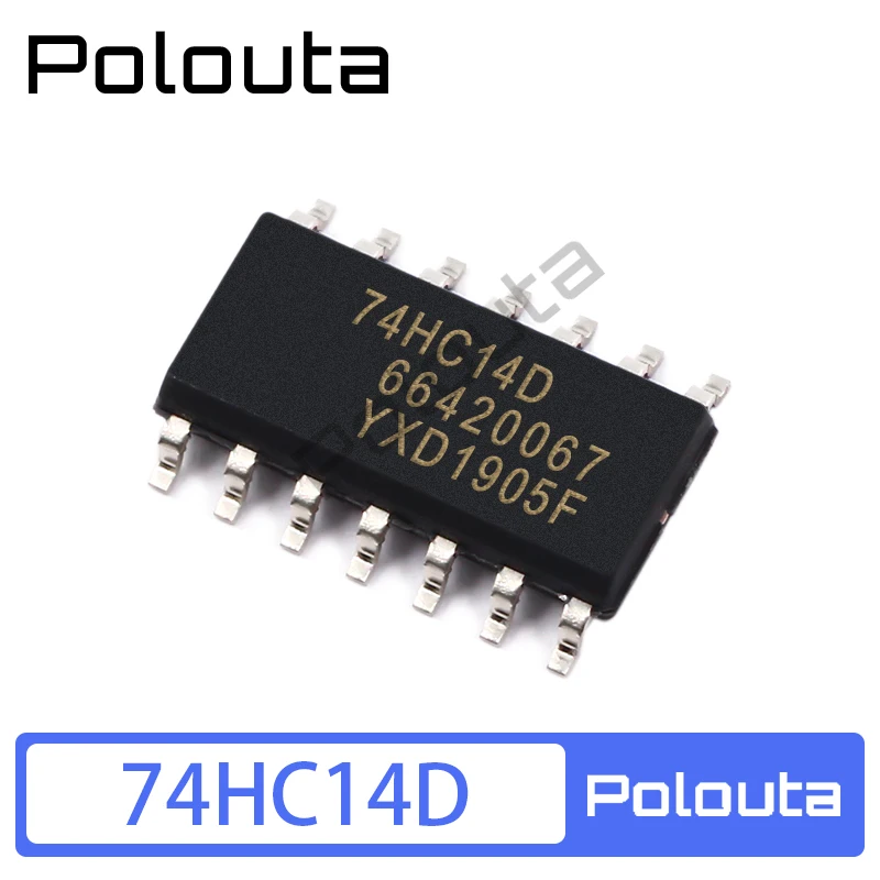 

10 Pcs/Set SN74HC14DR SOP14 3.9MM Shift Register Chip DIY Acoustic Components Kits Arduino Nano Integrated Circuit Polouta