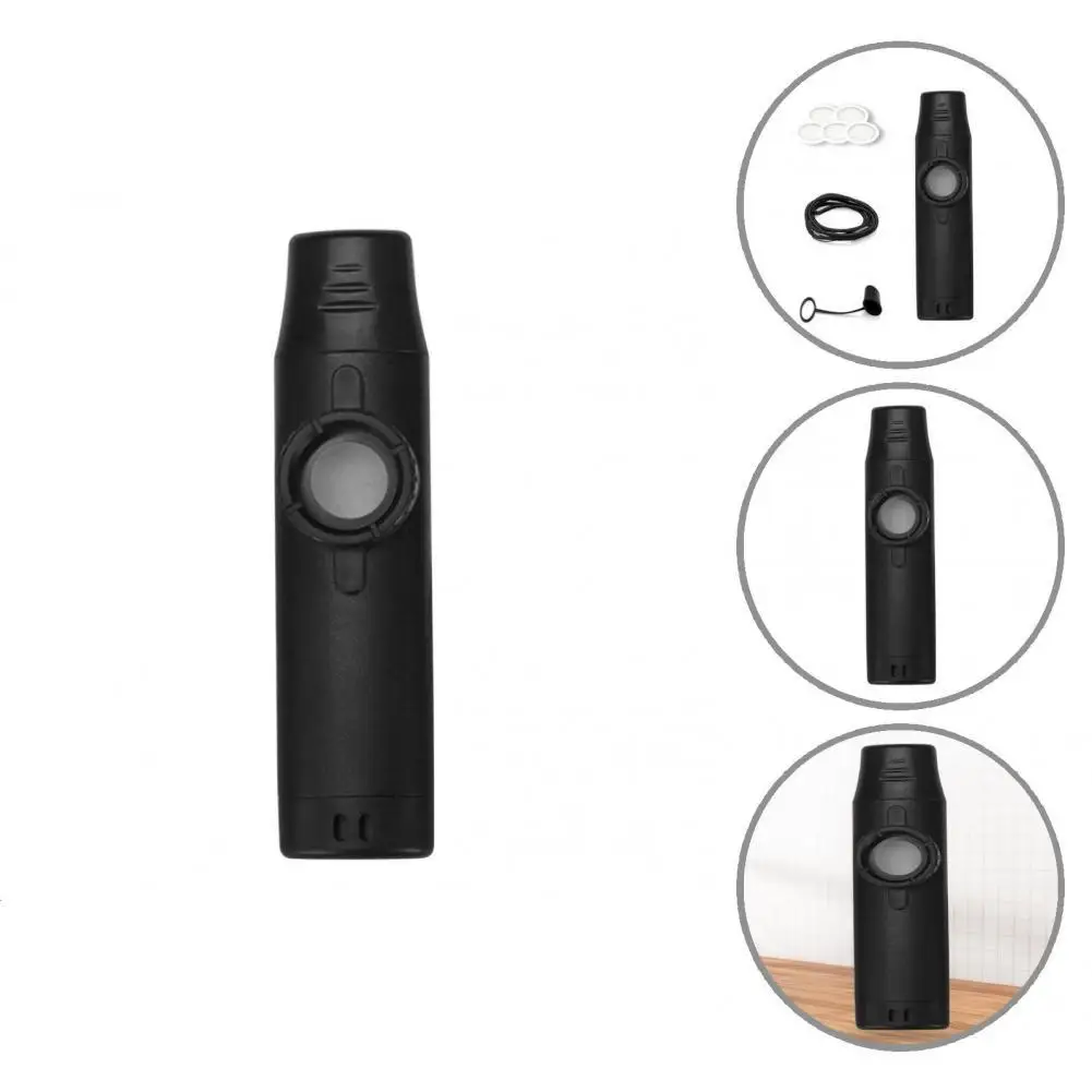 

Portable Trendy Mouth Flute Guitar Violin Companion Kazoo Metal Kazoo Flutes No Practice Need for Gifts