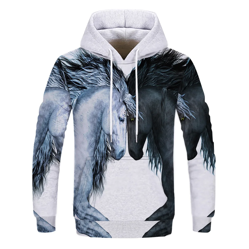 

Horse 3D Hoodie Sudaderas Hombre Sweatshirt Hoodies Man Women Animal Men Clothing Clothes 2020 Streetwear Homme Ropa Sudadera