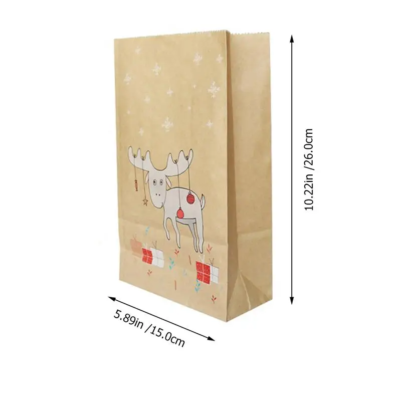 

Christmas Kraft Bags Hanging Tags Stickers Set Gift Bag Tags Christmas Wedding Birthday Party New Year Favors Gift Bags
