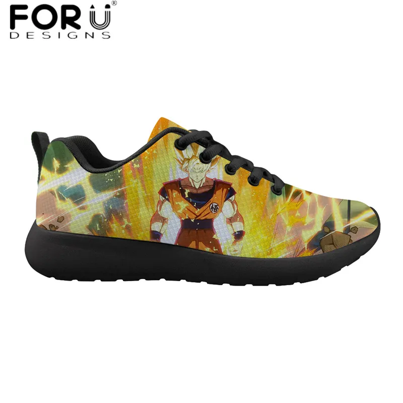 HMA659Z41 FORUDESIGNS/повседневная мужская обувь; Лидер продаж; аниме Dragon Ball Z; Супер Кроссовки для мальчиков-подростков; классические дышащие туфли на плоской подошве со шнуровкой; Zapatos - Цвет: HMA659Z41