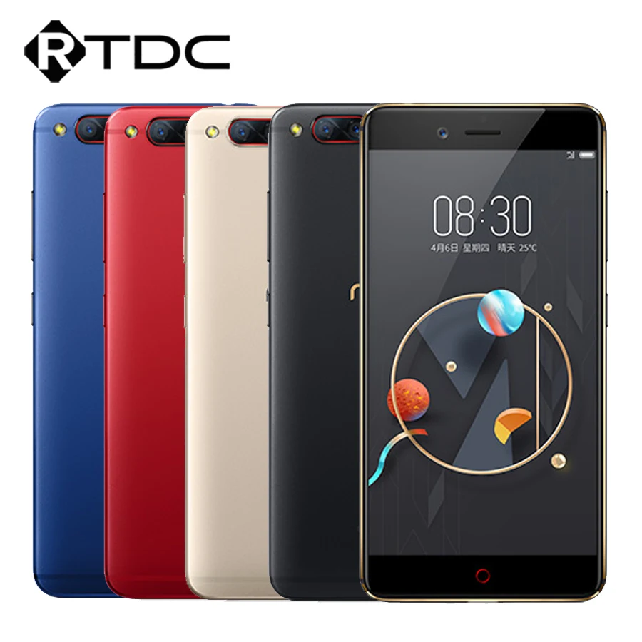 Оригинал ZTE Nubia Z17 Mini Snapdragon 652 MSM8976 Восьмиядерный 4 Гб ОЗУ 64 ПЗУ 5 2 &quotFHD 1920*1080 двойная