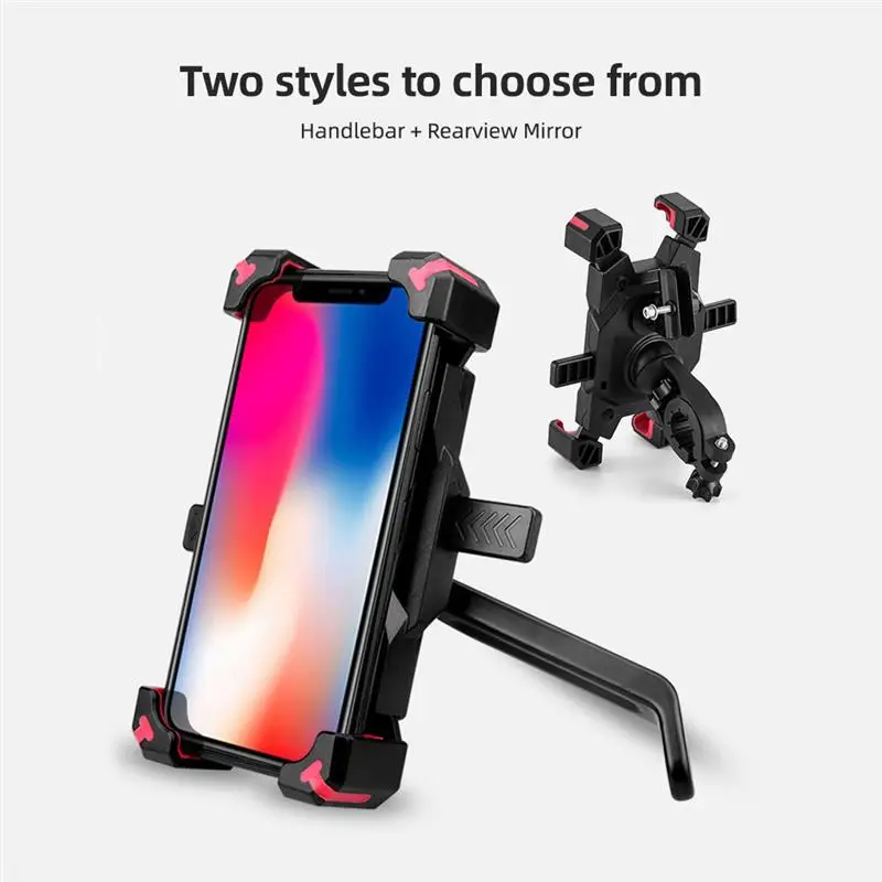 

Bike Phone Holder Bicycle Mobile Cellphone Holder Easy Open Motorcycle Support Mount For iPhone Samsung Xiaomi Stand