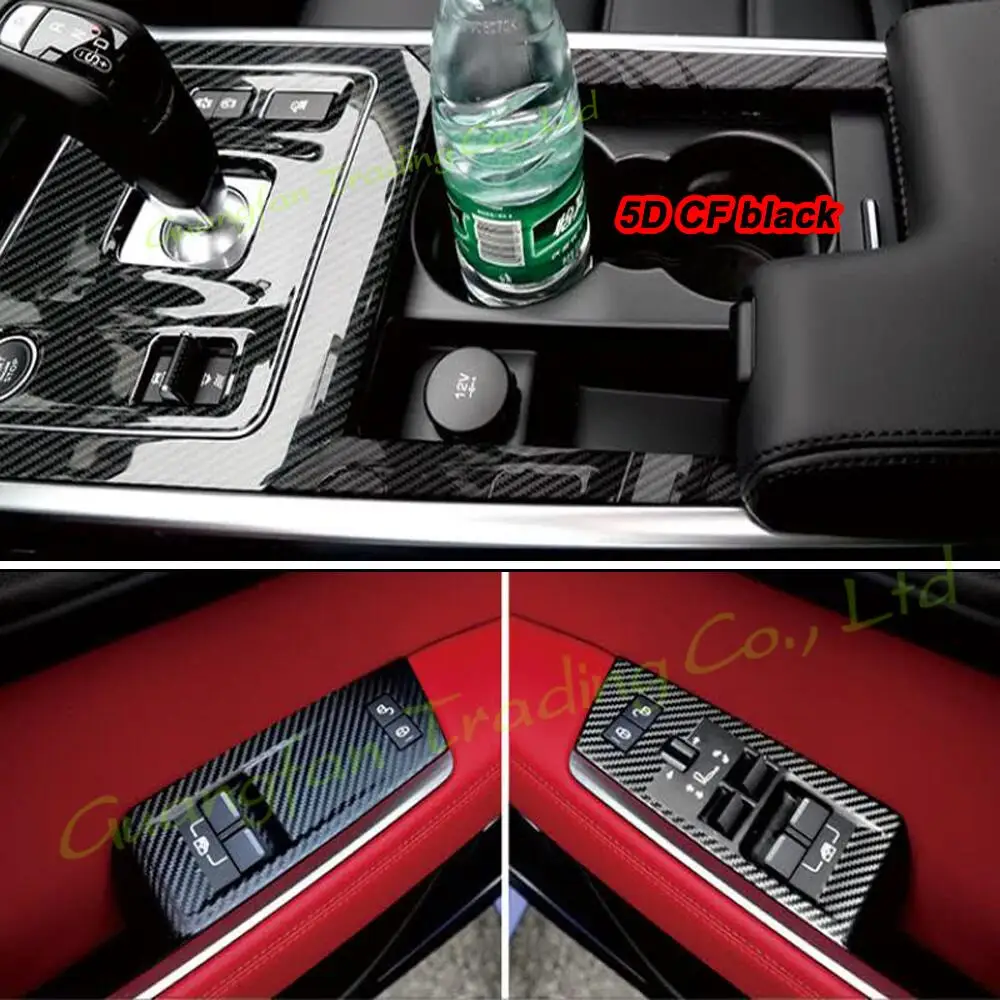 

For Jaguar XEL 2018-2020 Car-Styling 3D/5D Carbon Fiber Car Interior Center Console Color Molding Sticker Decals Part Accessorie