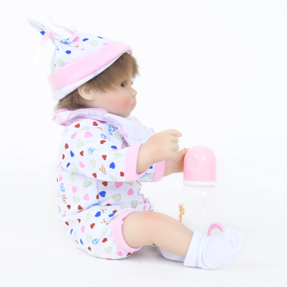 18 &quotBebe Reborn Мягкие силиконовые реалистичные игрушки для детей детские куклы Menina