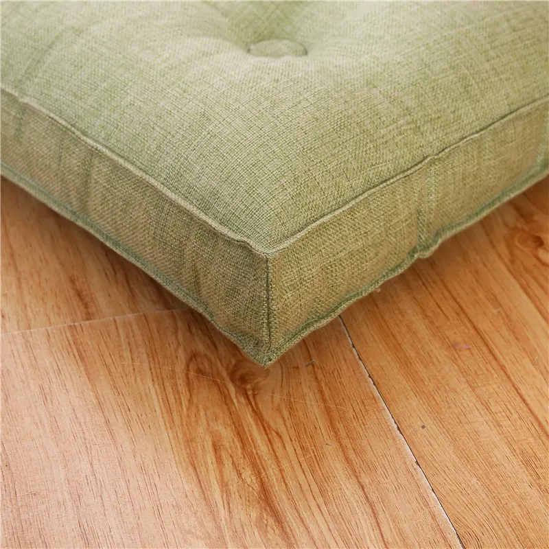 Многофункциональная утолщенная хлопковая льняная подушка для сиденья с татами