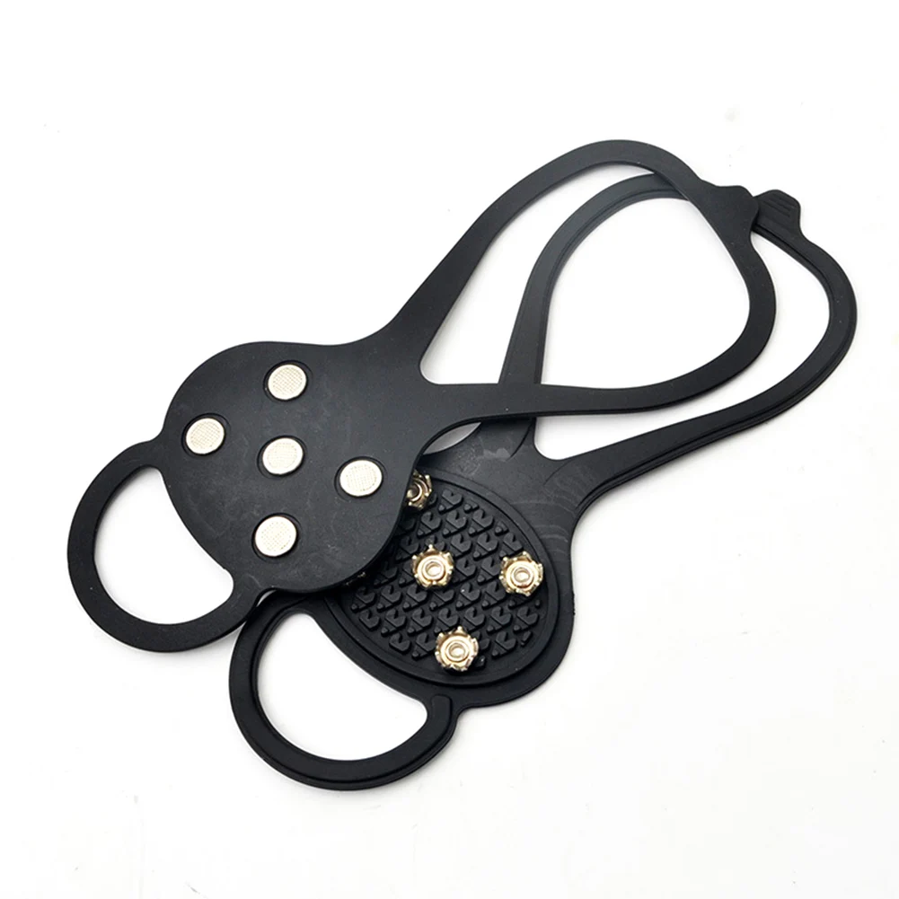 1 пара Детские колечки поводки шипы для зимней ходьбы безопасная обувь ручки на