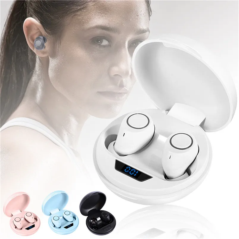 Беспроводные наушники вкладыши спортивные мини беспроводные Bluetooth стерео с