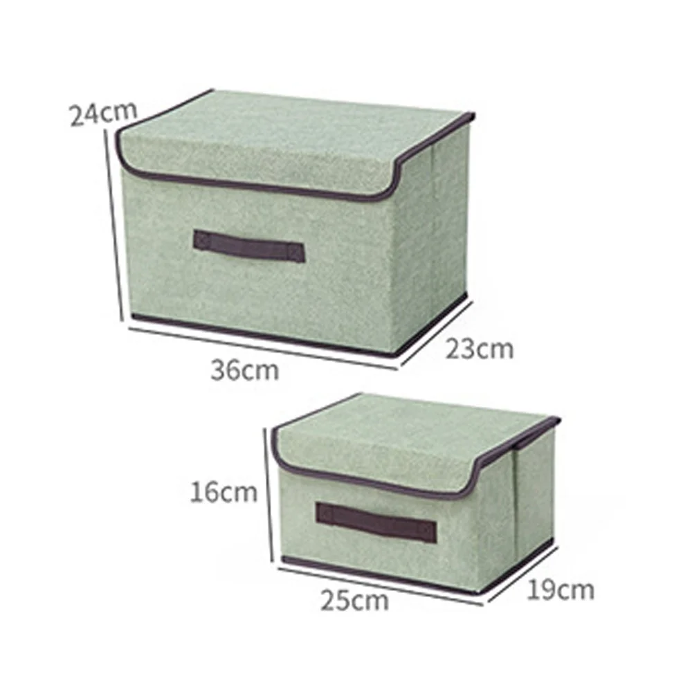 1 шт. многофункциональная коробка для хранения одежды из хлопка и льна носки