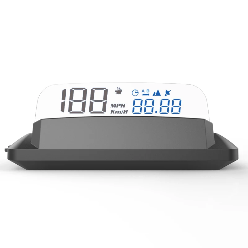 

Car HUD Head Up Display GPS Speedometer Overspeed Warning System Projector Windshield Altitude Meter Head Up Display
