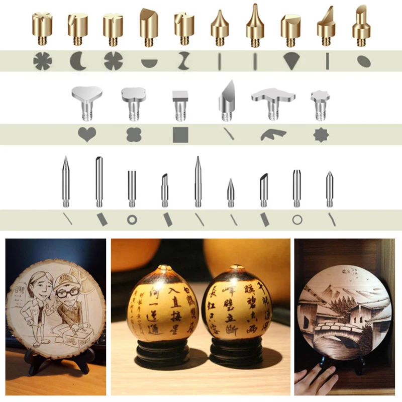 Электрический паяльник для резьбы по дереву 60 Вт инструмент пирографии