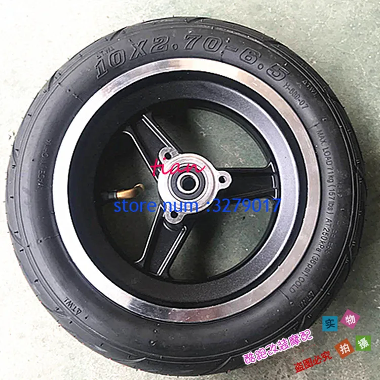 

Free shipping Tubeless Tire 10inch wheel 10x2.70-6.5 Vacuum tyres fits Electric Scooter Balanced 10 inch Vacuum Tires wheel