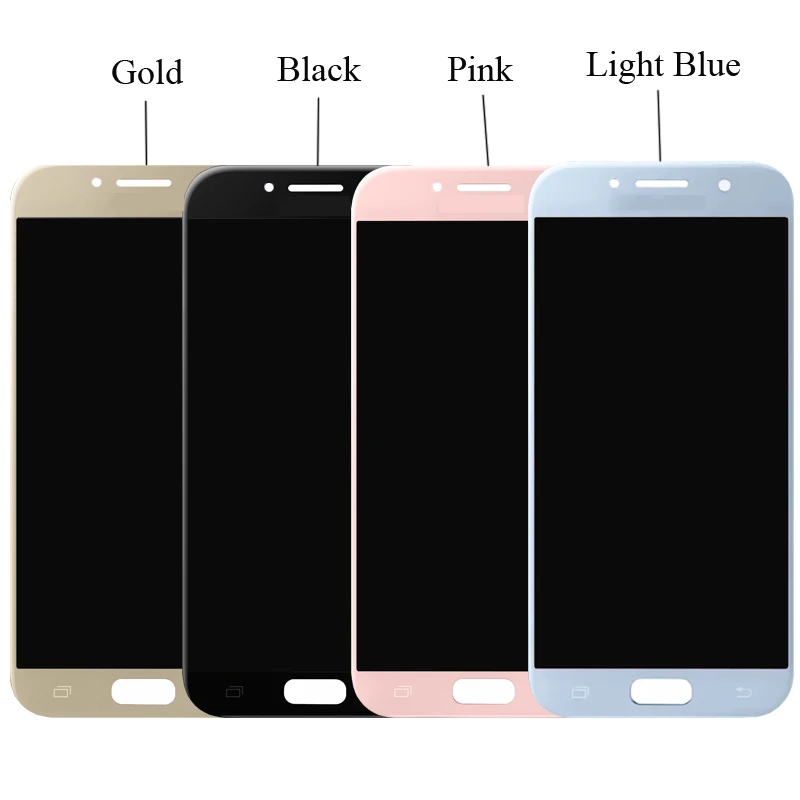 AMOLED/TFT lcd для Samsung Galaxy A5 A520 A520F SM-A520F lcd дисплей кодирующий преобразователь сенсорного экрана в сборе Сменные