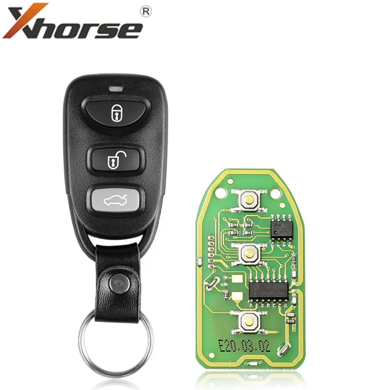 Универсальный пульт дистанционного управления Xhorse XKHY01EN с 4 кнопками для Hyundai| |
