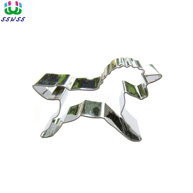 Прямая продажа красивые формы в форме единорога для украшения торта инструменты