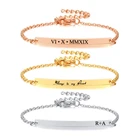 Браслет женский, из нержавеющей стали, с гравировкой