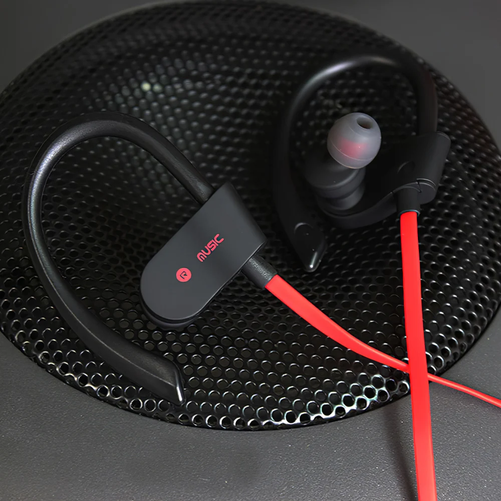 Спортивные наушники беспроводные Bluetooth V5.0 с микрофоном гарнитуры для Samsung Note 8 Huawei