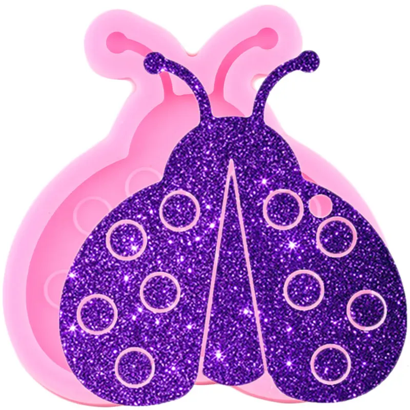 

Блестящий глянцевый пчелы Силиконовые формы эпоксидный полимерный брелок формы Полимерная глина для кулонов, сделай сам, формы для ювелирн...