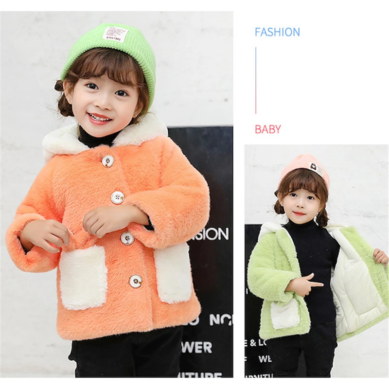 Зимняя плотная детская парка с героями мультфильмов для подростков Флисовое