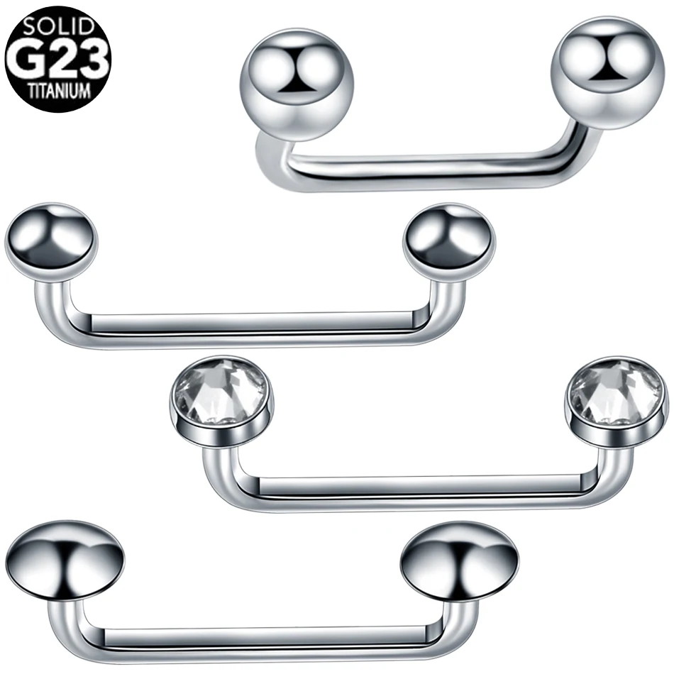 

10Pcs/lot G23 Titanium Microdermal Piercing Internal & External Crystal Micro Dermal Anchors Skin Diver Surface Piercing Jewelry