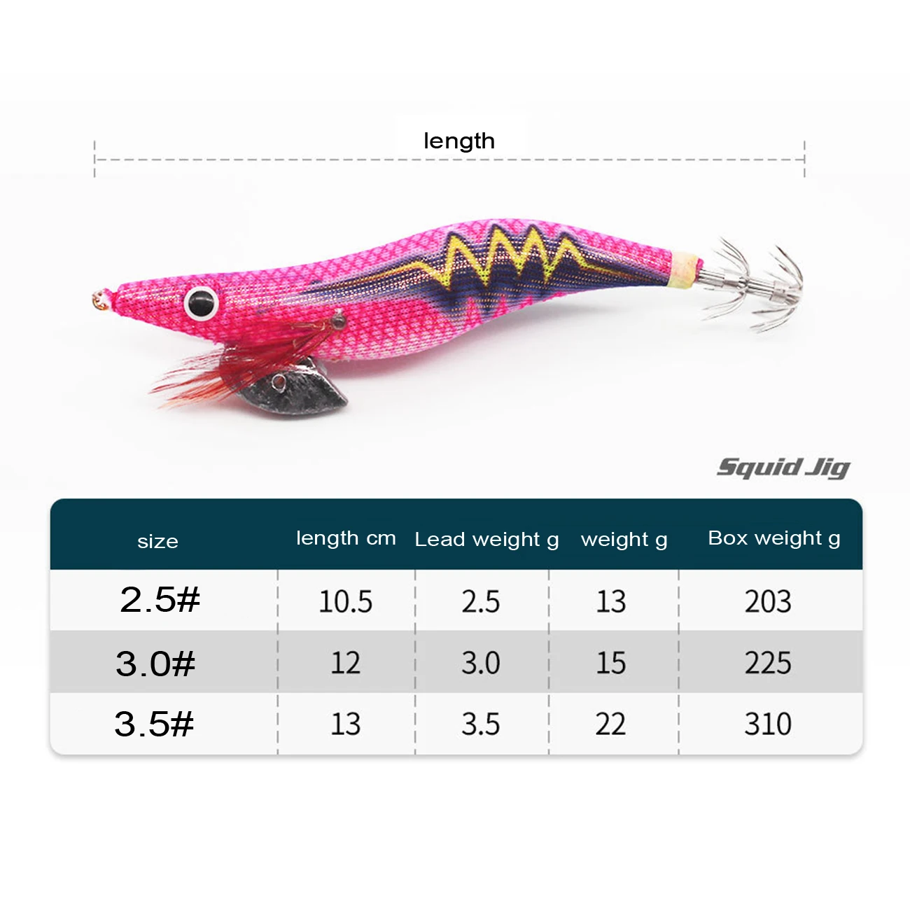 

10pcs Artificial Fishing Lure Squid Hook Jigs Octopus Shrimp Luminous Artificial Bait with Double Layer Hooks Fishing Tackle