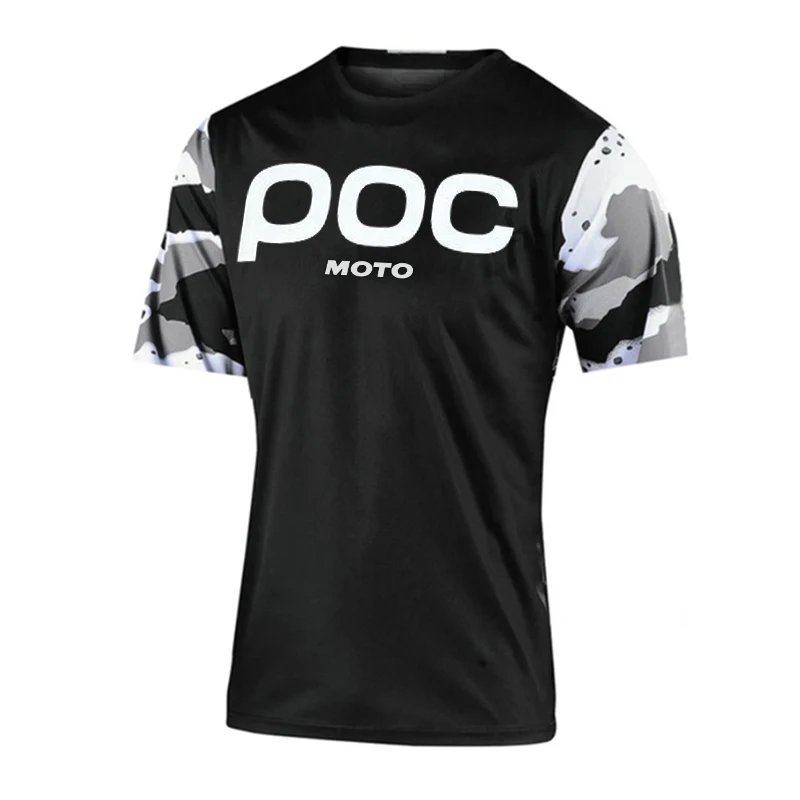 

MOTO POC Motorcycle Mountain Bike Team Downhill Jersey MTB Offroad MX Bicycle Locomotive Shirt Cross Country Mountain Bike 2022