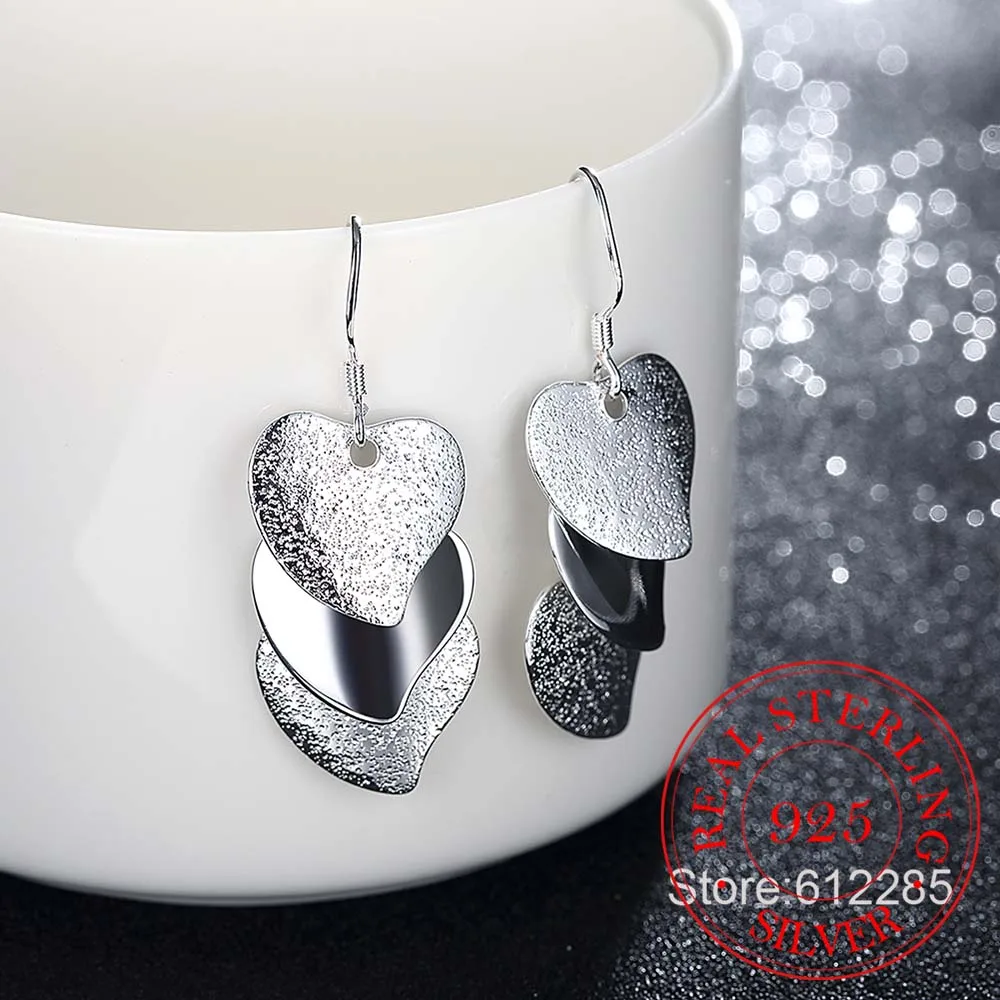 Серьги из серебра 925 пробы ювелирные изделия для свадебной вечеринки корейские