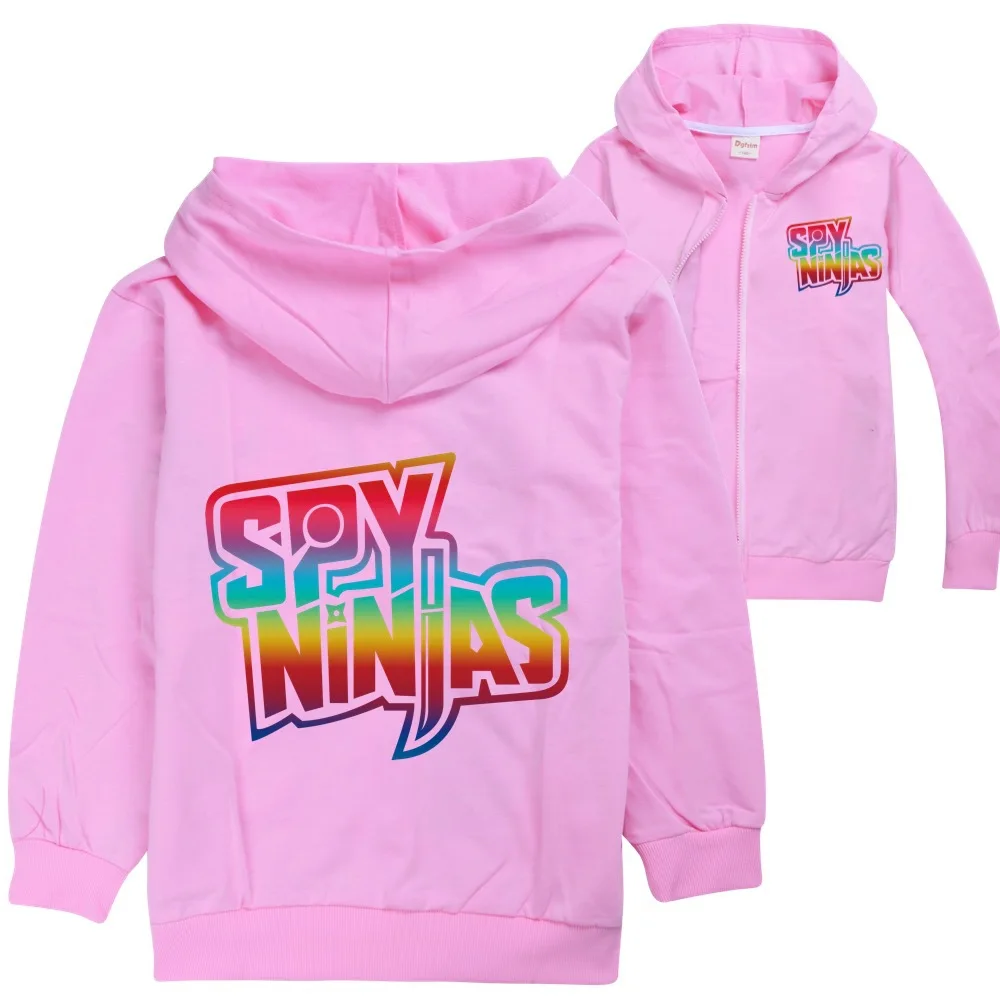 Детская хлопковая куртка-ниндзя с капюшоном