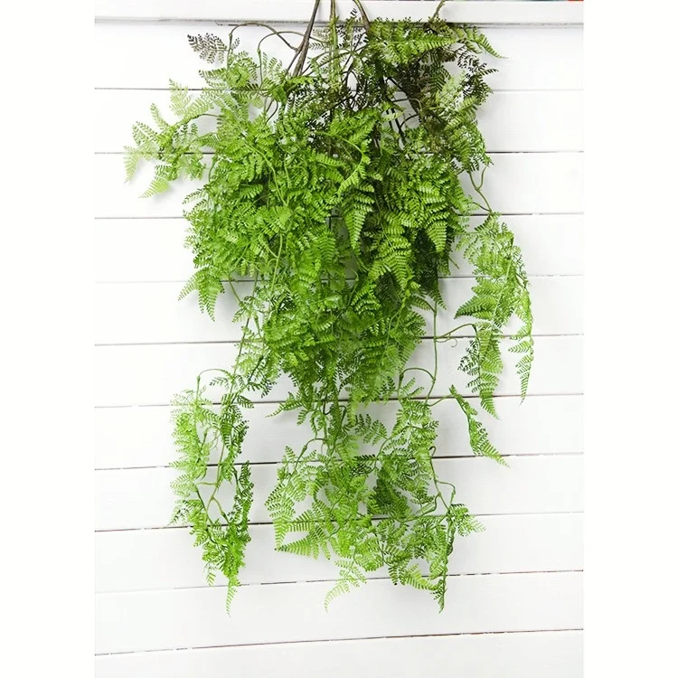 

94cm Simulation Persian Leaves, Rattan Wall Hangings, Fake Leaf Plants, Home Decoration Green Plants,Plastic Water Plants, Vines