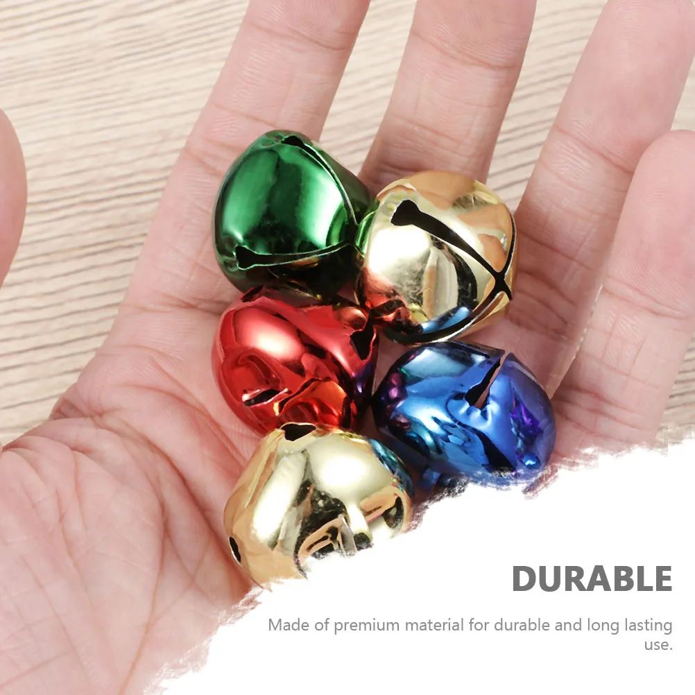 

50pcs Christmas Bells Small Delicate Colorful DIY Decorative Christmas Tree Bells