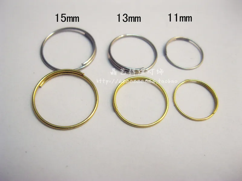 

7000PCS Dia11mm, 12mm, 13mm 15mm , Stainless Steel 201 Connection metal ring, chandelier crystal garland ring, Bear metal conn