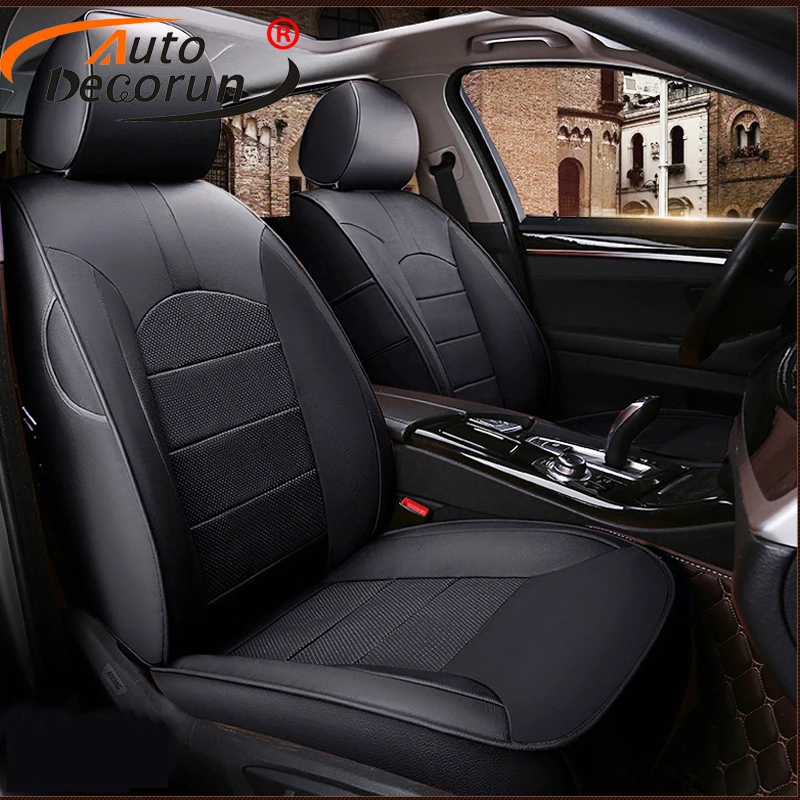 AutoDecorun чехлы из натуральной кожи сиденья для Hyundai Veloster 2014 Чехлы автомобильных