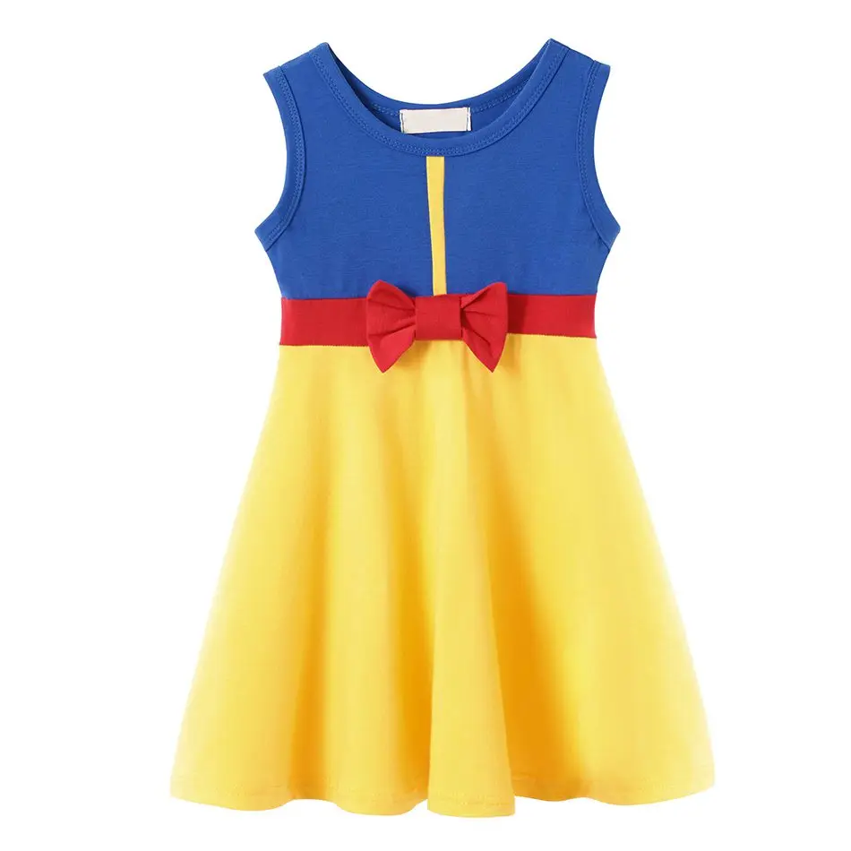 VOGUEON Girl Belle Princess Party Dress Summer Pageant Minnie Jasmine Snow White Mermaid Fancy Costume for Halloween Photography | Детская