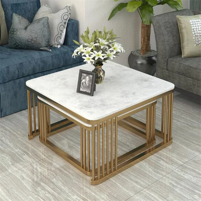 

Marble combination side table furniture журнальный столик living room end coffee table modern sofa center table square table
