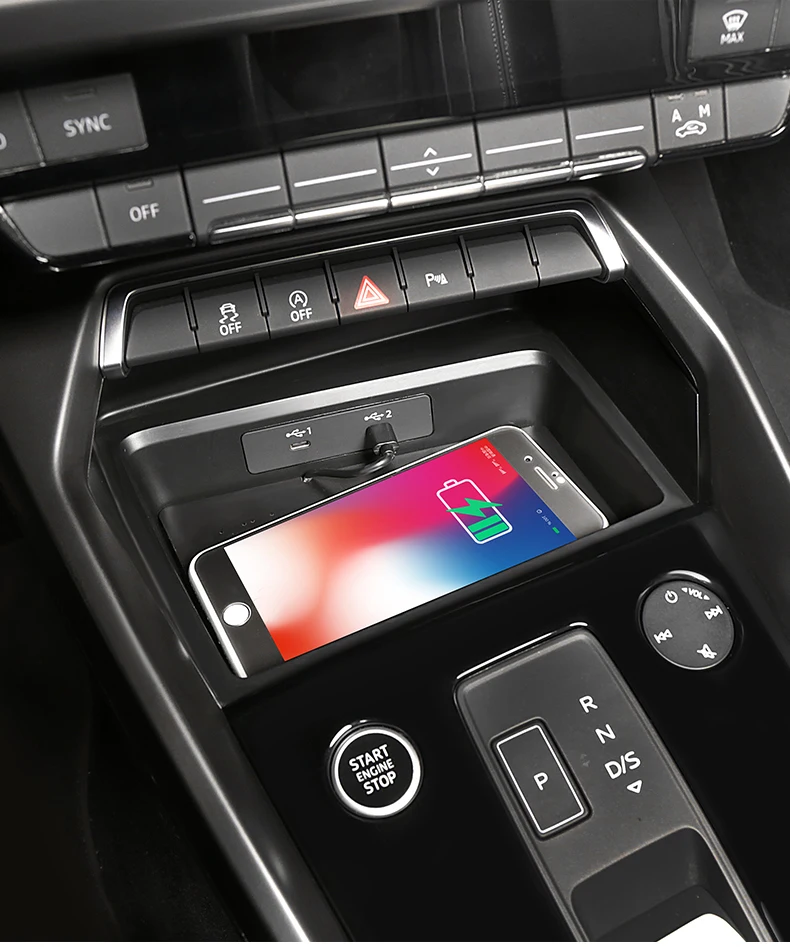 car accessories fit for audi a3 s3 8y 2021 sportback sedan mobile phone 15w qi wireless charger adapter fast charging holder free global shipping