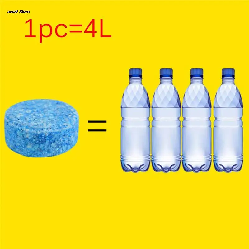 

6 Pcs Car Auto Windscreen Cleaner Agent Pills Effervescent Tablets Glass Water Solid Wiper Cleaner Amazing